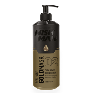 NISHMAN 02 Золотая маска для лица, 200 мл.