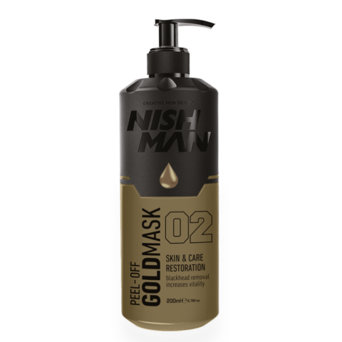 NISHMAN 02 Золотая маска для лица, 200 мл.