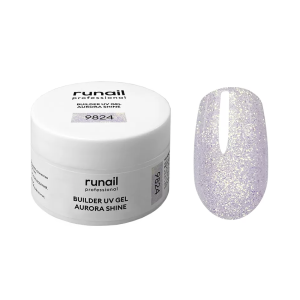 9824 RuNail Моделирующий УФ с шиммером, 15 гр.