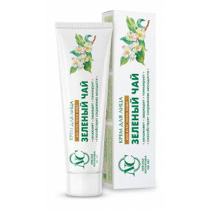 Крем для лица Зеленый чай Защитный для всех типов кожи, 40 мл.