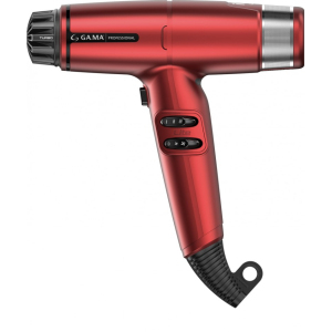 Фен GA.MA IQ LITE MAX красный 1700 Вт 85 000 об/мин 2 насадки