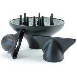 Фен GA.MA CLASSIC чёрный 2200 Вт 2 насадки+диффузор