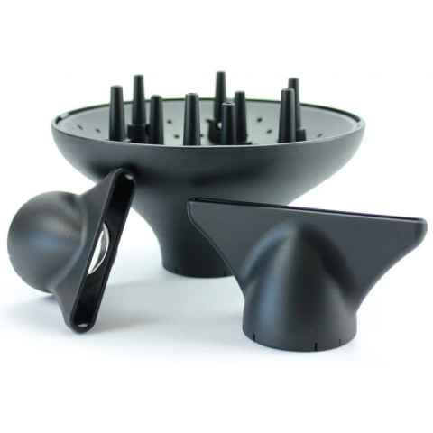 Фен GA.MA CLASSIC чёрный 2200 Вт 2 насадки+диффузор