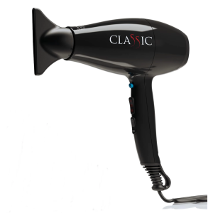 Фен GA.MA CLASSIC чёрный 2200 Вт 2 насадки+диффузор