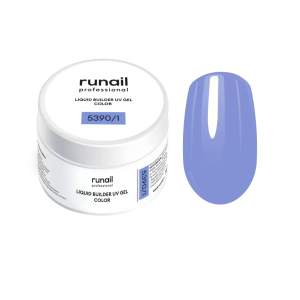 5390/1 RuNail Жидкий Цветной УФ Гель, 15 мл. банка