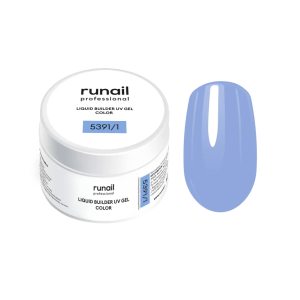 5391/1 RuNail Жидкий Цветной УФ Гель, 15 мл. банка