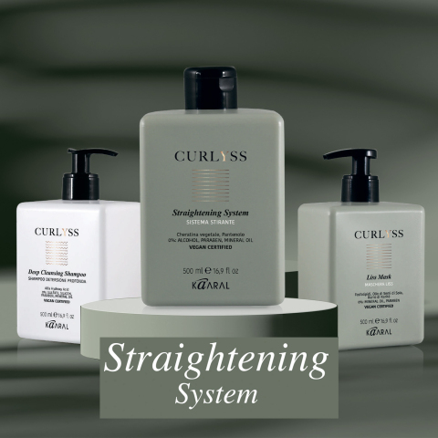 KAARAL CURLYSS Система выпрямления волос, 500 мл.