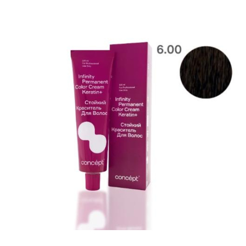 КОНЦЕПТ INFINITY 6.00 Русый интенсивный Стойкая крем-краска, 100 мл.