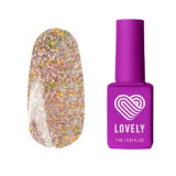 PE02 Lovely База светоотражающая с хлопьями Peony, 7 мл.