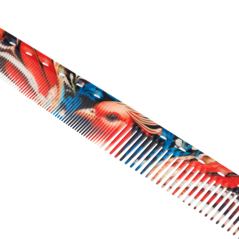 RUS01 DEWAL Расческа для стрижки Русские сказки 18 см.