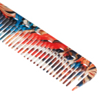 RUS01 DEWAL Расческа для стрижки Русские сказки 18 см.