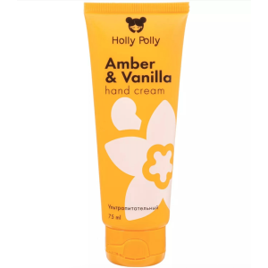 Holly Polly Крем для рук Ультрапитательный Amber&Vanilla, 75 мл.