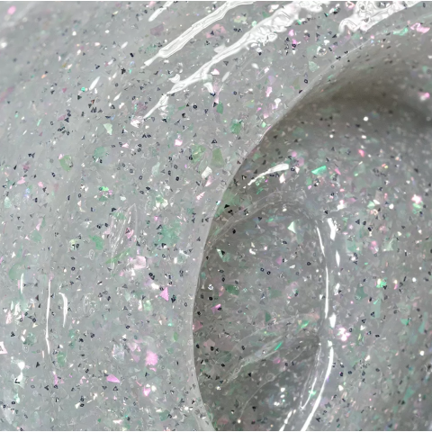 9871 RuNail Моделирующий светоотражающий УФ Builder гель MILK DIAMOND, 15 гр.