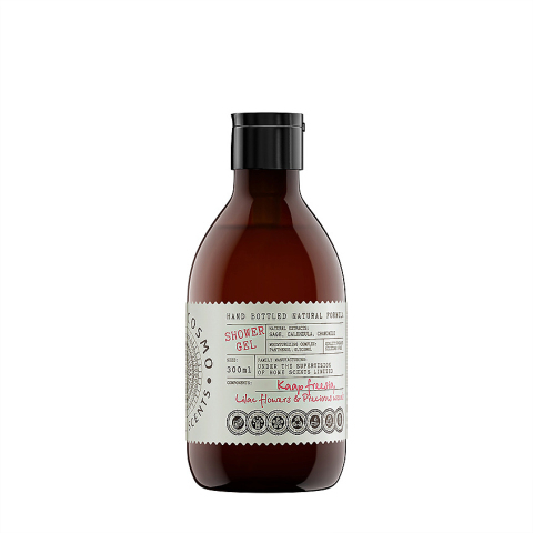 Гель для душа Фрезия, сирень и драгоценное дерево, 300 мл.