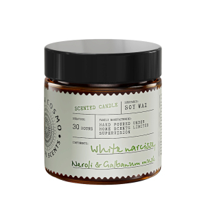 Свеча ароматическая Нарцисс, нероли и мускус в стекле, 88 гр.