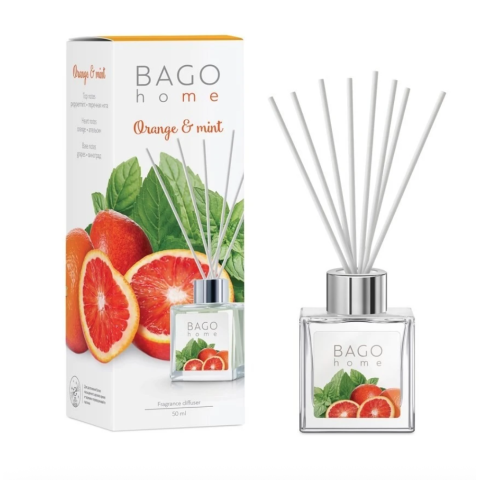 Диффузор ароматический Апельсин с мятой, 50 мл.