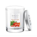 Свеча ароматическая Апельсин с мятой в стекле, 132 гр.