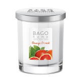 Свеча ароматическая Апельсин с мятой в стекле, 132 гр.