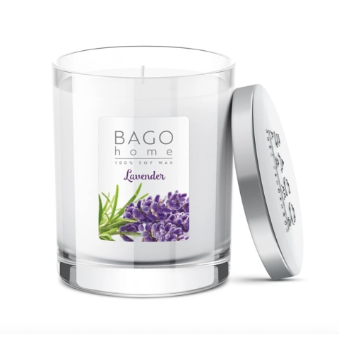 Свеча ароматическая Лаванда в стекле, 132 гр.