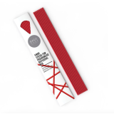 Палочки для ароматического диффузора красные Фибра, 23 см.