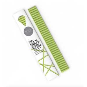 Палочки для ароматического диффузора салатовые Фибра, 23 см.