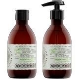 Набор парфюмированный Жасмин лемонграсс и амбра (Гель для душа 300 мл. + Мыло для рук 300 мл.)