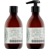 Набор парфюмированный Чабрец китайская мята и зеленый лист (Гель для душа 300 мл. + Мыло для рук 300 мл.)