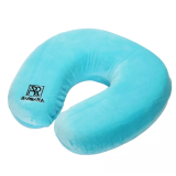 Подушка с эффектом памяти голубая