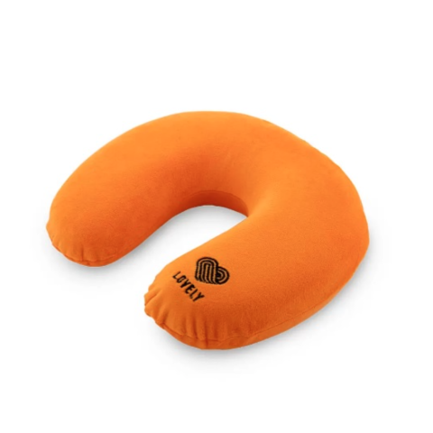 Подушка с эффектом памяти оранжевая