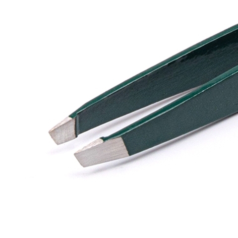 МЕТЦГЕР PT-356 Пинцет скошенный зеленый