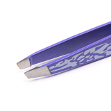 МЕТЦГЕР PT-359-PK Пинцет прямой фиолетовый