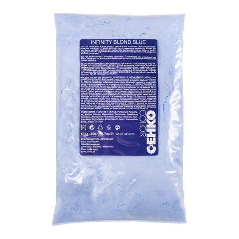 ЦЕКО Блондирующий порошок INFINITY BLOND голубой, пакет 500 гр.