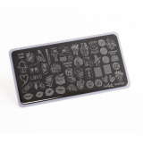 Lesly Пластины для стемпинга 6*12 см Feelings