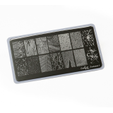 Lesly Пластины для стемпинга 6*12 см Textures 1