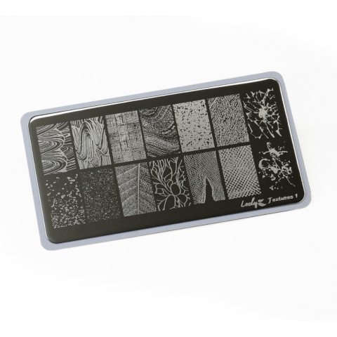 Lesly Пластины для стемпинга 6*12 см Textures 1