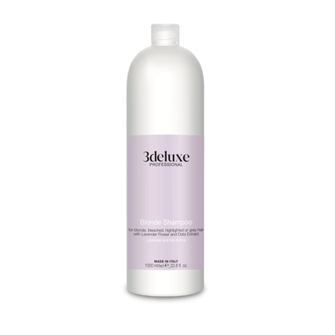 3DELUXE Шампунь для сохранения цвета светлых, осветленных и седых волос, 1000 мл.
