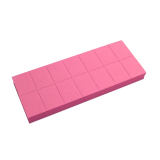 3825 RuNail Баф мини универсальный, розовый 100/180, 14 шт./упак.