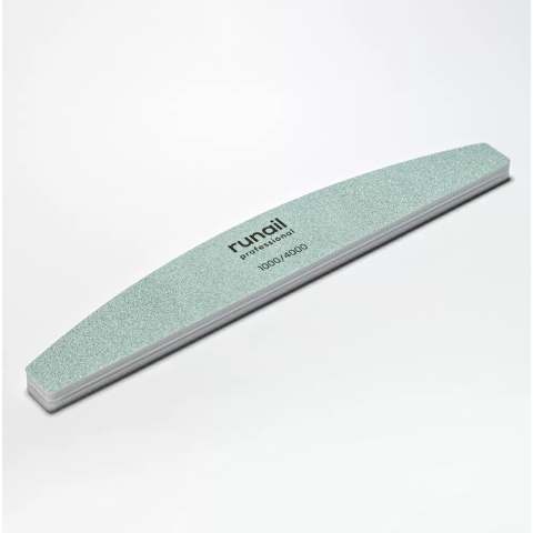 9782 RuNail Полировщик для натуральных ногтей полукруг, 1000/4000