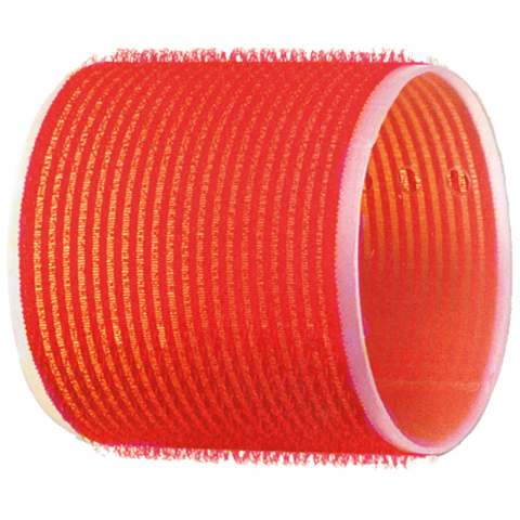 R-VTR18 DEWAL Бигуди-липучки красные, D 70 мм, 6 шт/упак.