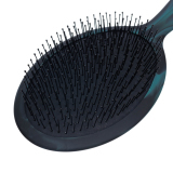 BRS07 DEWAL Щетка массажная овальная с нейлоновым штифтои, 15 рядов