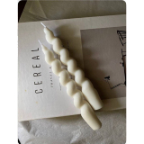 Свеча кручёная 2 см/20 см белый