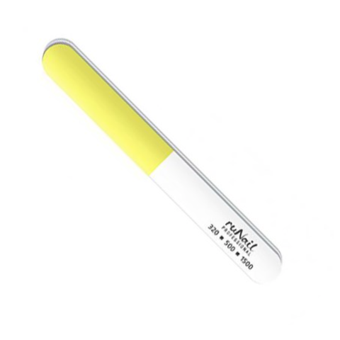 0630 RuNail Полировщик желтый 320/500/1500