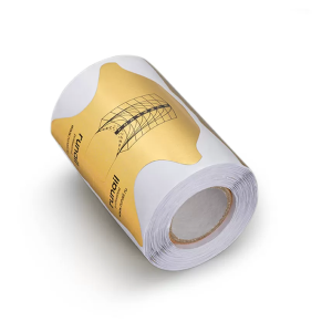 4098 RuNail Формы одноразовые Золотые, 100 шт.