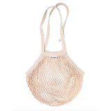 0515 Авоська с удлиненной ручкой на плечо, бежевая