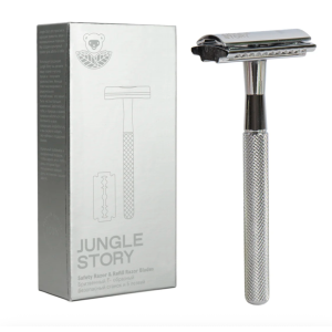 0867 Бритвенный станок Хромированный + 5 лезвий комплект