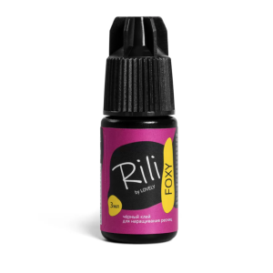 Rili Черный клей для ресниц FOXY, 3 мл.
