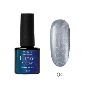 TNL Гель-лак Lunar Glow №04 - хрустально-серебристый, 6 мл.