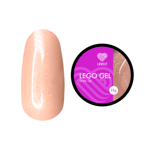 Lovely Lego Гель для наращивания и укрепления Shik №04, 15 гр.