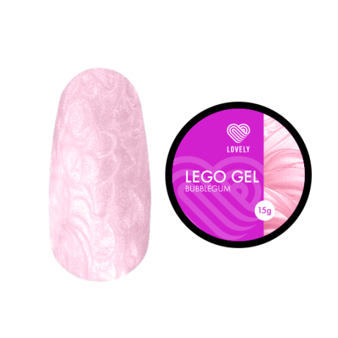 Lovely Lego Гель для наращивания и укрепления Aurora Bubblegum, 15 гр.