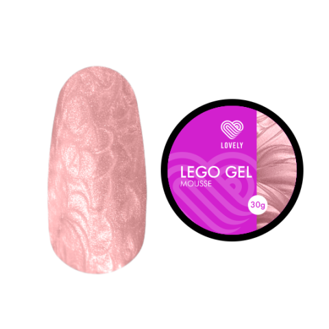 Lovely Lego Гель для наращивания и укрепления Aurora Mousse, 30 гр.